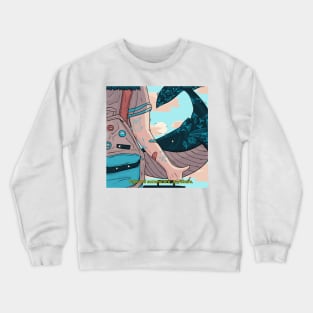 Whale ride Crewneck Sweatshirt